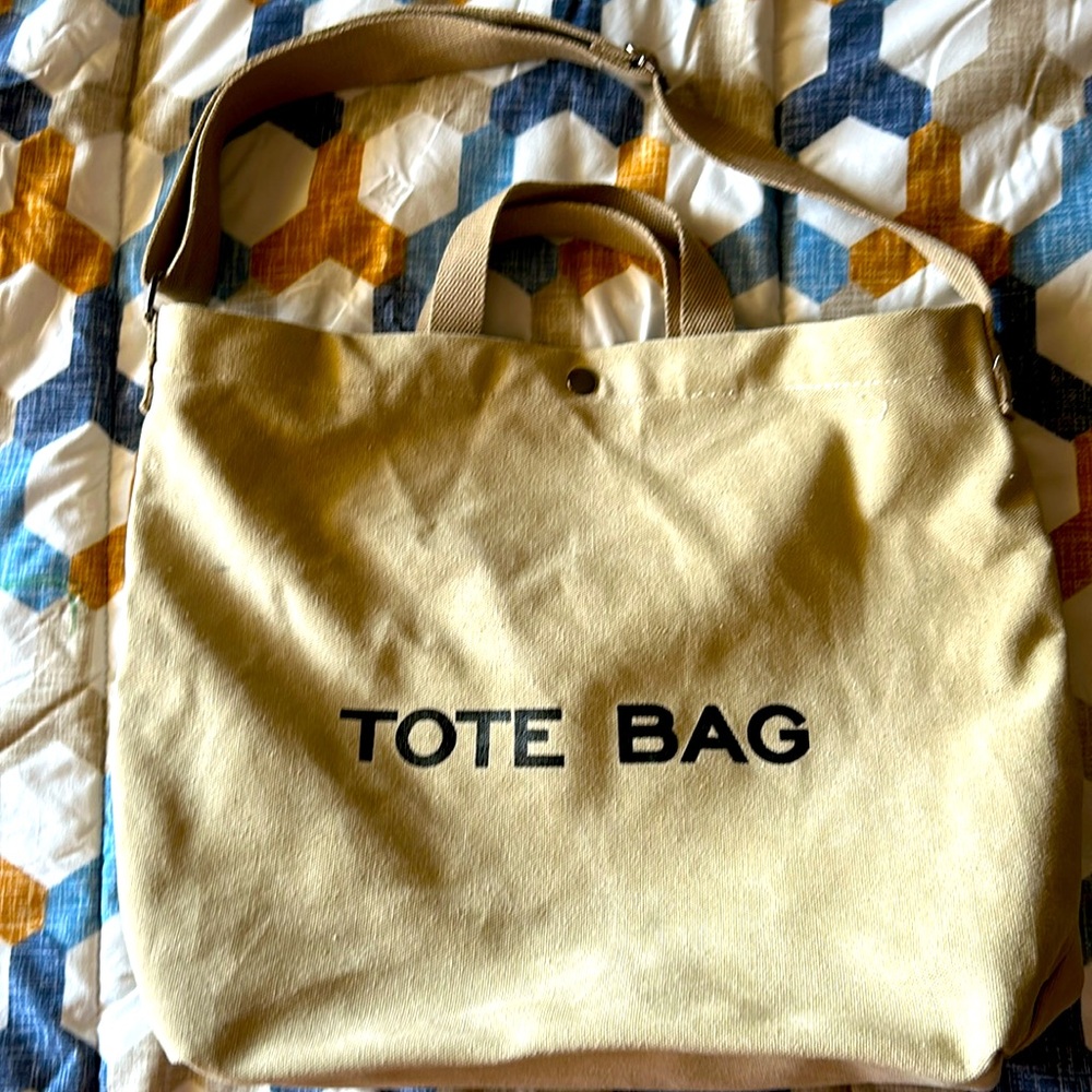 Tan Tote Bag